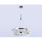 Светильник Ambrella light TR5022 CH/CL хром/прозрачный 3000K/4200K/6400K 47W D500*540 (Без ПДУ), фото 1