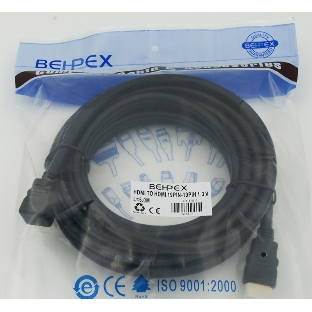 Кабель аудио-видео Behpex HDMI (m)/HDMI (m) 5м. черный ver1.3