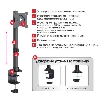 Кронштейн для мониторов Arm Media LCD-T41 черный 15'-32' макс.10кг настольный поворот и наклон верт.перемещ., фото14
