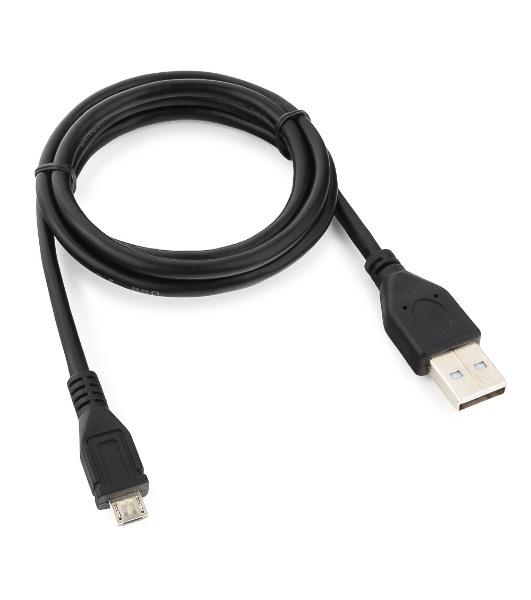 Кабель USB2.0 Pro Cablexpert CCP-mUSB2-AMBM-1M, AM/microBM 5P, 1м, экран, черный, пакет