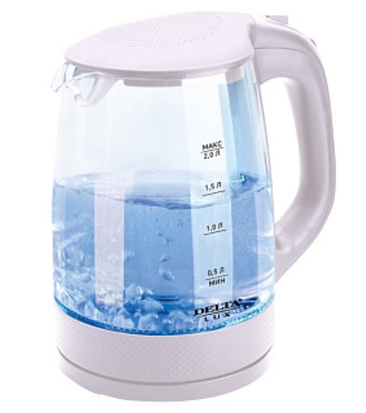 Чайник Delta LUX DL-1058W белый