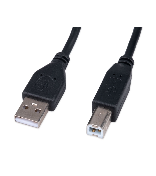 Кабель USB2.0 Cablexpert CCF-USB2-AMBM-1M, AM/BM, медь, двойн.экран, фер.кольцо, Pro, 1м, черный, пакет
