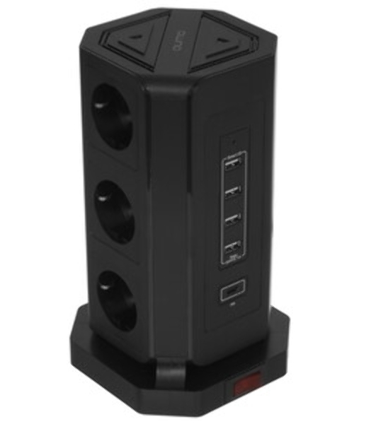 Сетевой фильтр QUMO Power Tower PRO PD 8SP4U (P-0004)