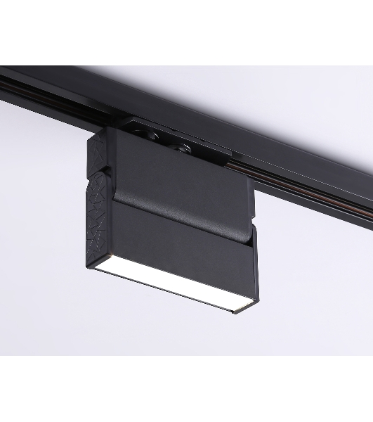 Трековый однофазный светодиодный светильник Ambrella light GL6803 BK черный LED 6W 4200K 115*22*87