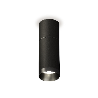 Светильник Ambrella Light XS6323061 SBK/PBK черный песок/черный полированный MR16 GU5.3 (C6302, A2061, C6323, N6131)
