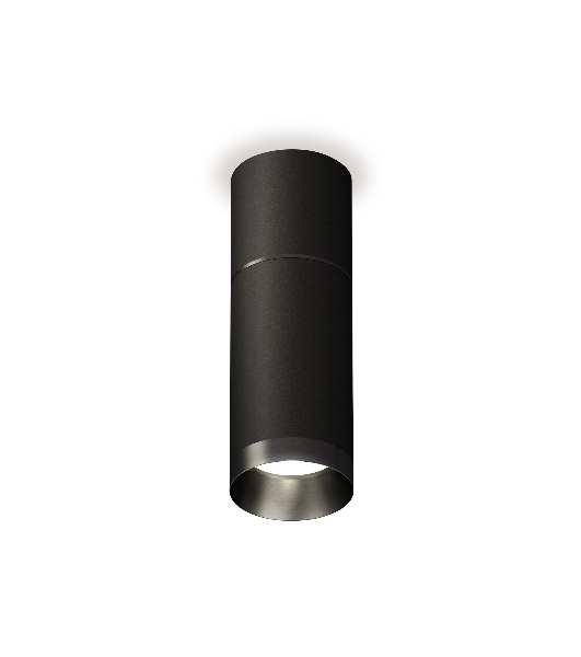 Светильник Ambrella Light XS6323061 SBK/PBK черный песок/черный полированный MR16 GU5.3 (C6302, A2061, C6323, N6131)
