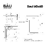 Комплект BAU 4 в 1: раковина над стиральной машиной BAU Soul 60х60, литьевой мрамор, кронштейны, выпуск и смеситель Hotel Still, нержавеющая сталь, фото18