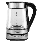 Чайник электрический Hyundai HYK-G3026 1.7л. 2200Вт серебристый/черный (корпус: стекло), фото5