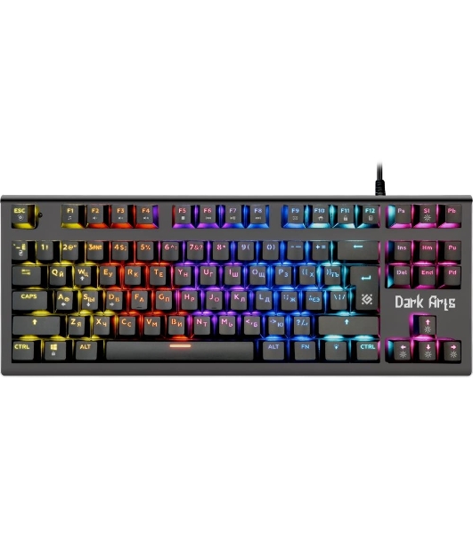 Клавиатура проводная Defender Dark Arts GK-375, USB, черный