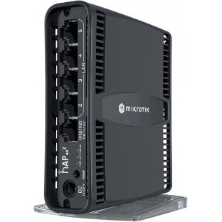 Маршрутизатор mikroTik hAP ax2 C52iG-5HaxD2HaxD-TC WIFI6, 2.4+5Ghz, 5RJ45 1Gbit, 1 POE