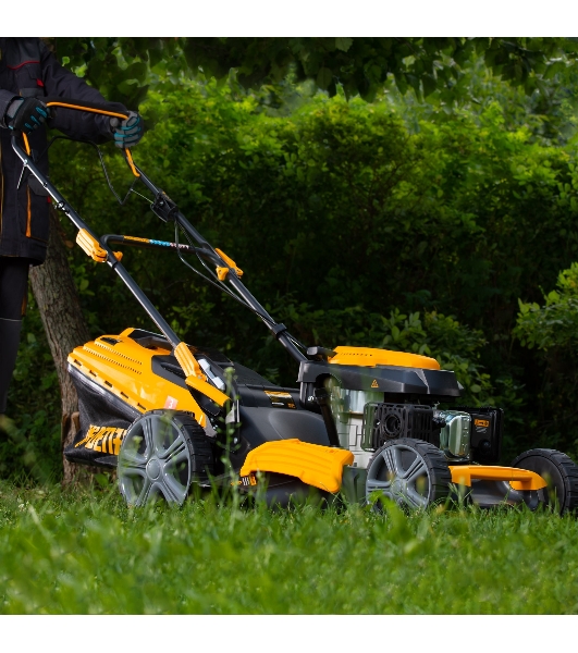 Газонокосилка бензиновая Denzel GLR-510SP-K, 4,5 л.с.