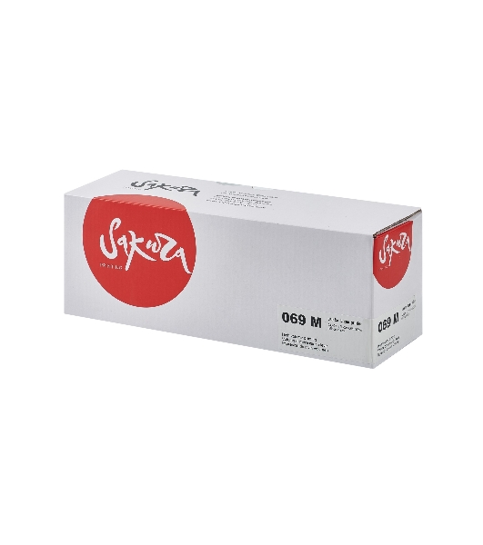 Картридж лазерный Sakura 069M ECO (5092C002) для Canon I-Sensys LBP673Cdw/MF750C/MF725, пурпурный, 1900 к. ECO (чип без счетчика копий)