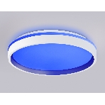 Светодиодный светильник RGB Ambrella light FZ607 WH/GD белый/золото IP20 66W 3000K-6500K+RGB D490*85 (ПДУ ИК), фото5