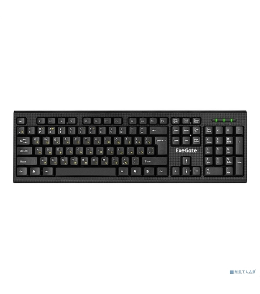 Комплект клавиатура+мышь ExeGate Professional Standard Combo MK170 проводной, USB, 1200 DPI, чёрный