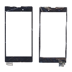 Сенсорное стекло (тачскрин) для Sony Xperia T3, черное, фото5