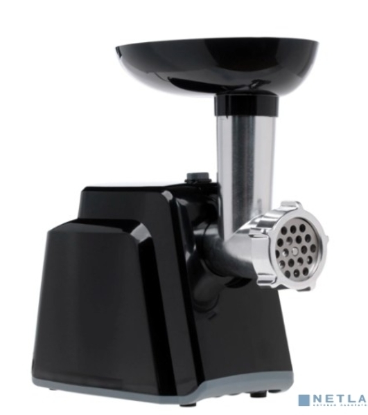 Мясорубка электрическая Moulinex ME105830 черный, 1400 Вт, 1.7 кг/мин, реверс, защита от перегрузки, насадки - 3
