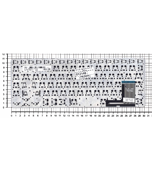 Клавиатура для ноутбука Samsung 470R4E BA59-03619C, черная