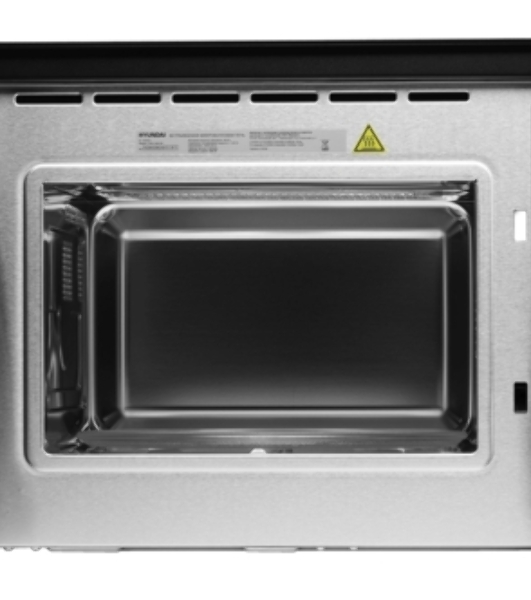 Микроволновая печь встраиваемая Hyundai HBW 2560 BG черный, 25 л, 900 Вт, переключатели - сенсор
