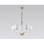 Люстра Ambrella light LH71131/5 BS/WH латунь/белый E14/5 max 40W D660*880, фото5