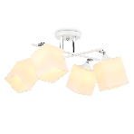 Светильник Ambrella light TR303083/4 WH/CH/FR белый/хром/белый матовый E27/4 max 40W 620*620*260, фото 1