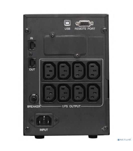Источник бесперебойного питания Powercom Smart King Pro+ SPT-1000-II LCD 800Вт 1000ВА черный