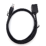 Патч-корд Buro BU-C5EXTND-1M-B UTP cat5E solid 1м черный RJ-45 (m)-RJ-45 (f), фото2