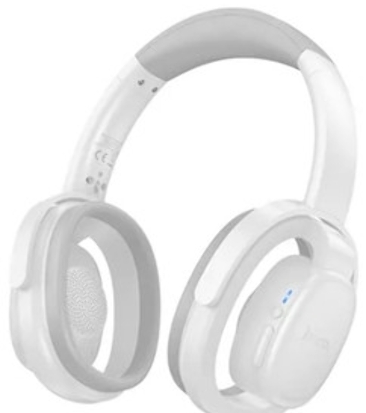 Беспроводные/проводные наушники Hoco W67 серый, полноразмерные, Bluetooth + проводной, складная конструкция, до 15 ч.