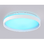 Светодиодный светильник RGB Ambrella light FZ607 WH/GD белый/золото IP20 66W 3000K-6500K+RGB D490*85 (ПДУ ИК), фото3