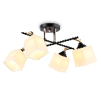Светильник Ambrella light TR303084/4 BK/FGD/FR черный/золото/белый матовый E27/4 max 40W 580*580*250, фото 1