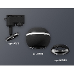 Светильник Ambrella light XT1102042 SBK/PSL черный песок/серебро полированное MR16 GU5.3 LED 3W 4200K (A2521, C1102, N7023), фото 1