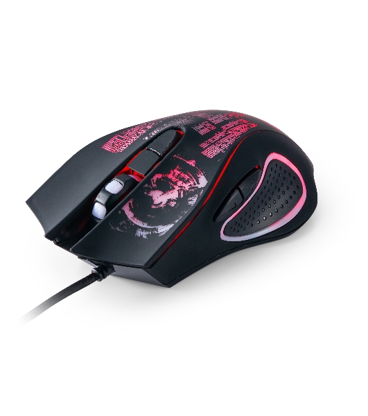 Мышь проводная Qumo Gremlin M37 черный, 3200 dpi, USB, кнопки - 6