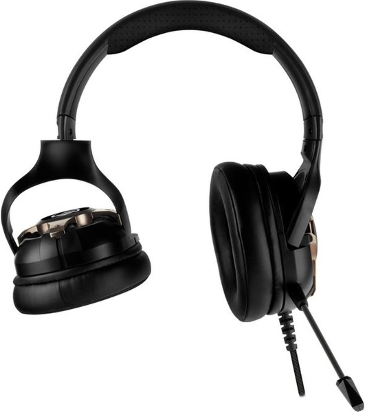 Гарнитура Sven AP-U1100MV чёрный, проводная, USB, подсветка