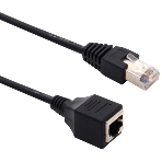 Патч-корд Buro BU-C5EXTND-1M-B UTP cat5E solid 1м черный RJ-45 (m)-RJ-45 (f), фото 1