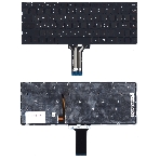 Клавиатура для ноутбука Lenovo Ideapad 100S-14IBR черная с подсветкой, фото2