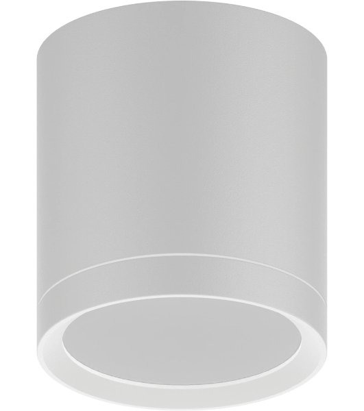 Светильник Gauss Overhead накл цил 6W 420lm 4100K 170-240V IP20 68x75мм белый с расс LED