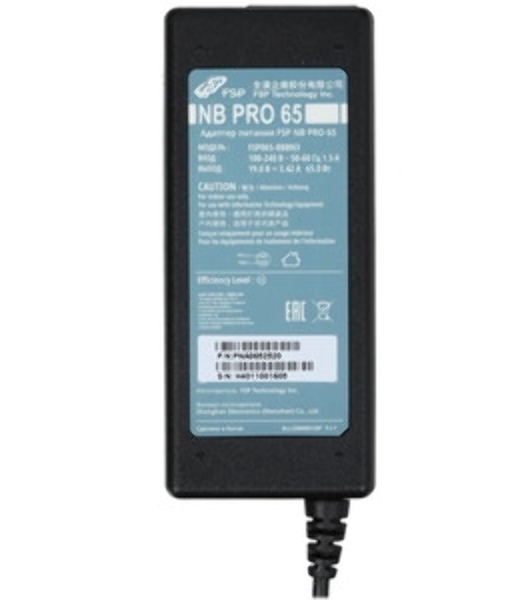 Адаптер питания FSP FSP065-RBBN3 65W/19V, DESKTOP ADAPTER, AC C6, DC 1500мм - 2.5/5.5/11 - 90° (R=1m, C=104pF)