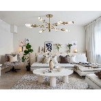 Люстра Ambrella light LH55162/8 BS/CL латунь/прозрачный E14/8 max 40W D930*330, фото7