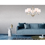 Люстра Ambrella light LH71131/5 BS/WH латунь/белый E14/5 max 40W D660*880, фото3