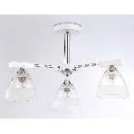 Светильник Ambrella light TR9091/3 WH/CH белый/хром E27*3 max 40W D570*270, фото 1