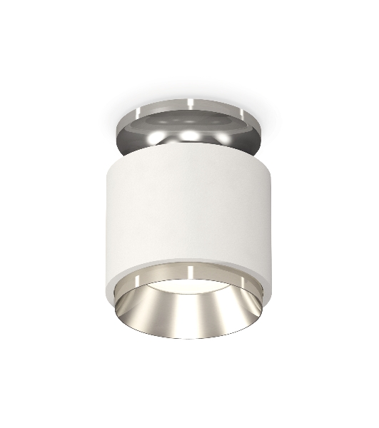 Светильник Ambrella Light XS7510080 SWH/PSL белый песок/серебро полированное MR16 GU5.3 (N7927, C7510, N7032)