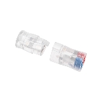 Экспресс-клемма Rexant СМК 2273-2x2R проходная разъемная 2 полюса 2х2-проводная 0,5-2,5 мм² (50 шт/уп), фото3