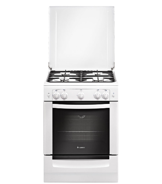 Плита газовая Gefest ПГ 6100-01 белый, конфорок 4 шт, духовка 52 л, 60 см x 85 см x 60 см