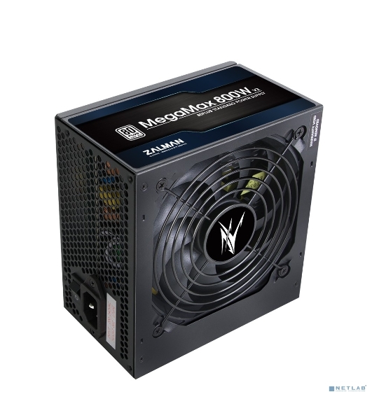 Блок питания Zalman MegaMax 800W (ZM800-TXII), 800Вт, 80 PLUS, 120мм, черный