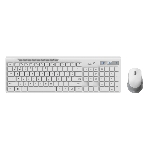 Комплект клавиатура+мышь Genius SlimStar 8230 беспроводной, USB + Bluetooth, 1000 DPI, белый, фото9