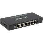 Коммутатор неуправляемый PoE ORIGO OS1206P/60W/A1A 4x100Base-TX PoE+, 2x100Base-TX, PoE-бюджет 60 Вт, корпус металл, фото6