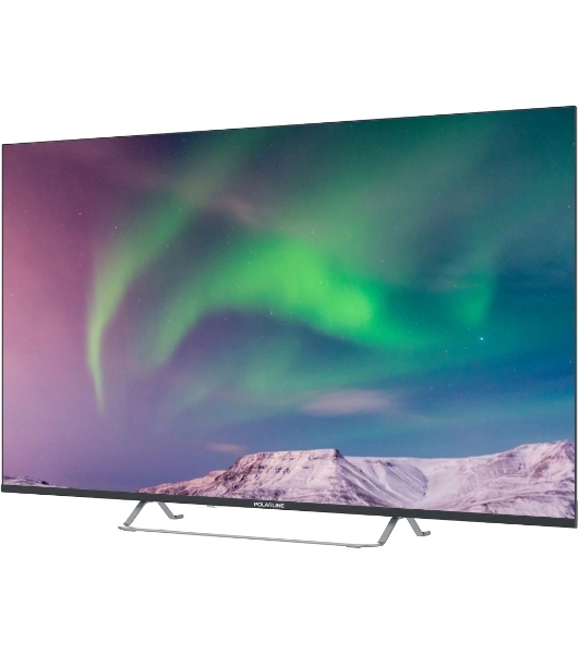 Телевизор PolarLine 55' 55PQ71STC-SM черный QLED UHD 50/60Hz Smart U