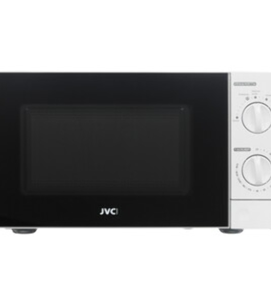 Микроволновая печь JVC JK-MW123M белый, 20 л, 700 Вт, переключатели - поворотный механизм