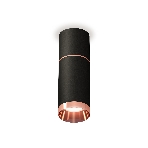 Светильник Ambrella Light XS6323063 SBK/PPG черный песок/золото розовое полированное MR16 GU5.3 (C6302, A2063, C6323, N6135), фото4