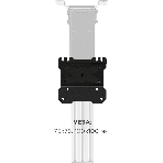 Потолочный кронштейн ONKRON CR1S для телевизора 10”- 40' складывающийся черный, фото15