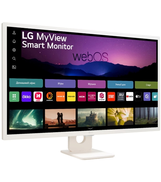 Монитор 31.5' LG 32SR50F-W IPS 1920x1080, 60 Гц, 5 мс, 16:9, 250 кд/м2, 2xHDMI, 2хUSB, белый